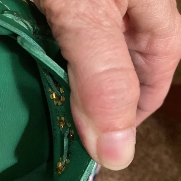 MICHAEL KORS GREEN LOAFERS. SIZE 6. THIS GREEN💚💚 NWOT - Picture 8 of 11